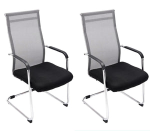Set van 2 bezoekersstoelen Brenda