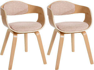 Set van 2 stoelen Kingston stof