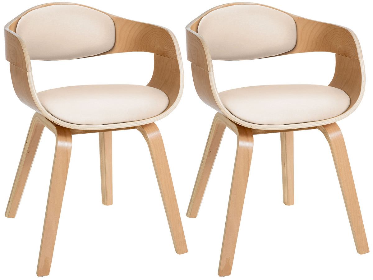 Set van 2 stoelen Kingston kunstleer