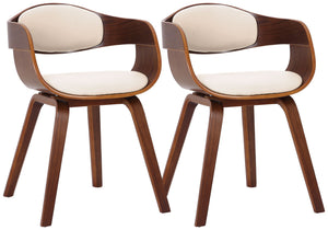 Set van 2 stoelen Kingston kunstleer