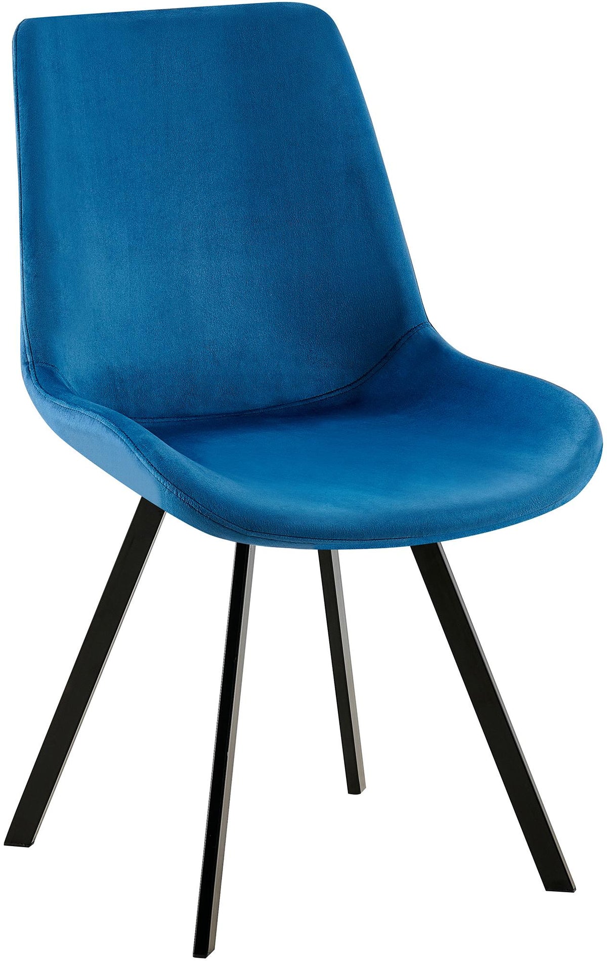 Eetkamerstoel Lewes met fluwelen bekleding