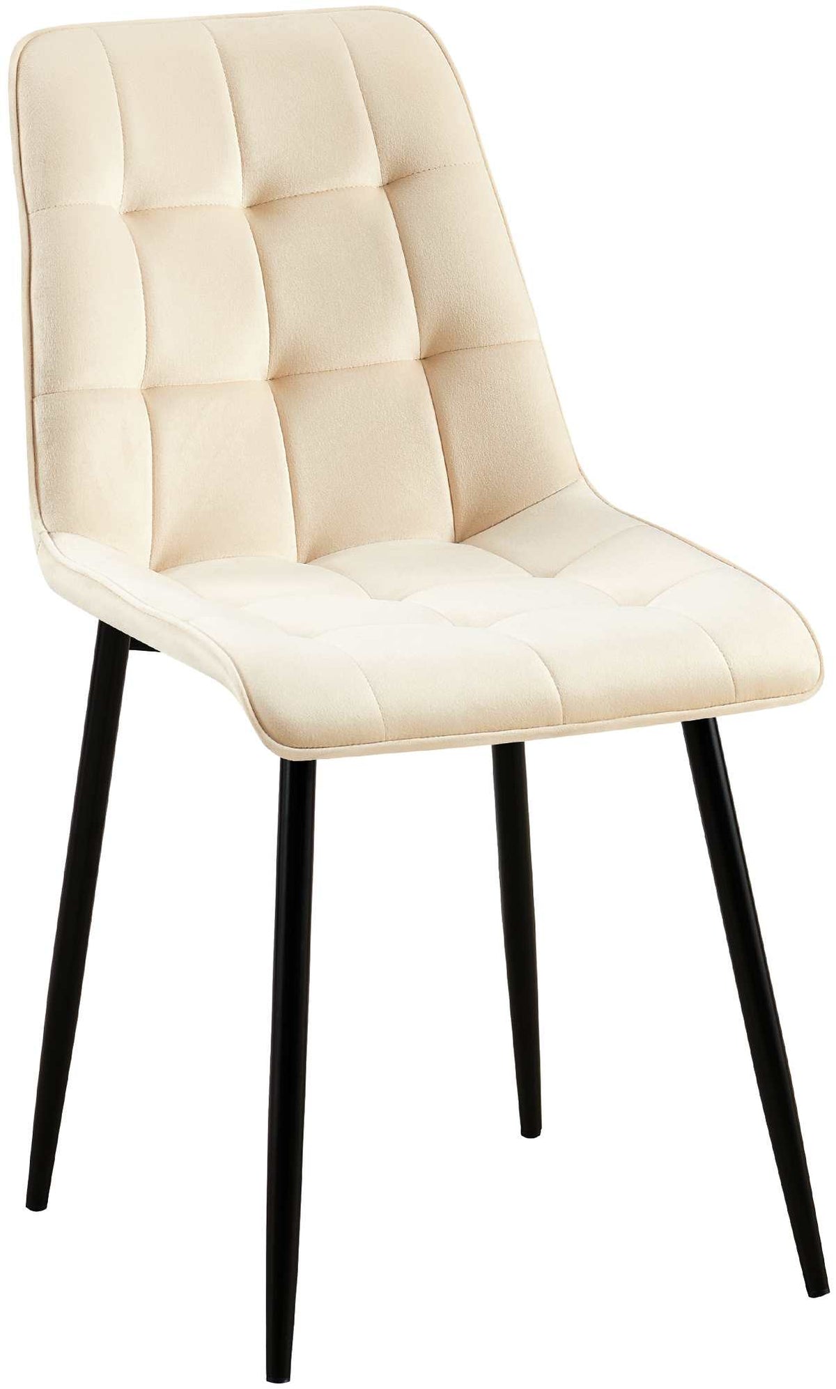 Eetkamerstoel Gifford met fluwelen bekleding