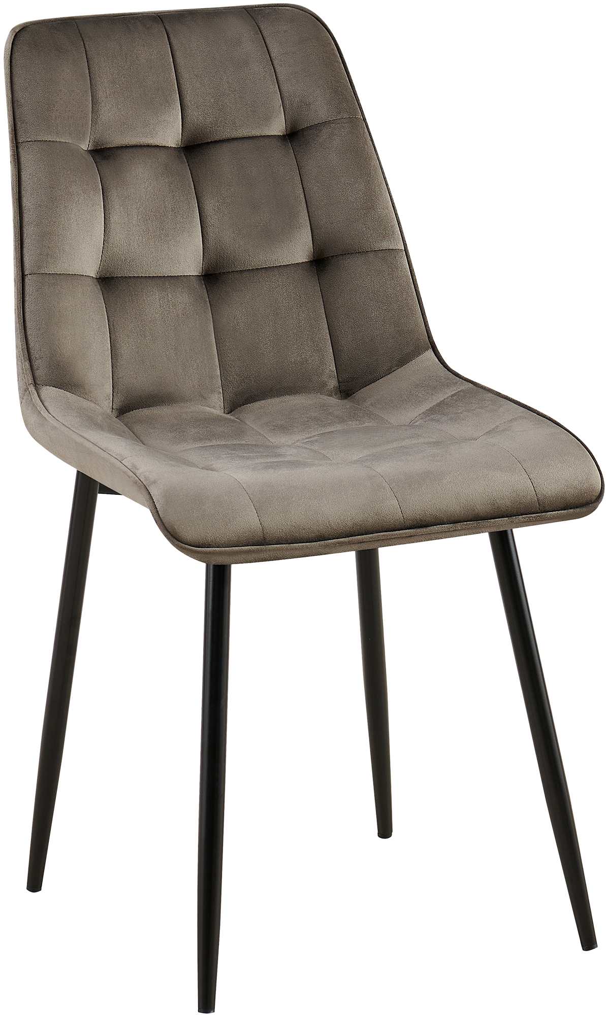 Eetkamerstoel Gifford met fluwelen bekleding