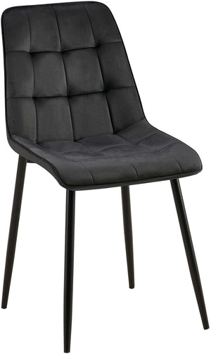 Eetkamerstoel Gifford met fluwelen bekleding