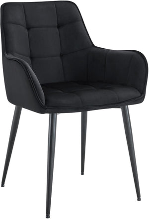 Eetkamerstoel Ferndale met fluwelen bekleding