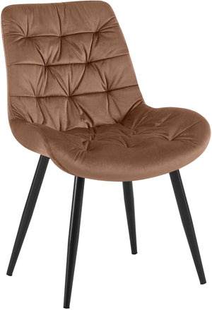 Eetkamerstoel Rossford met fluwelen bekleding