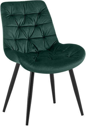 Eetkamerstoel Rossford met fluwelen bekleding