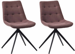 Set van 2 eetkamerstoelen Merna