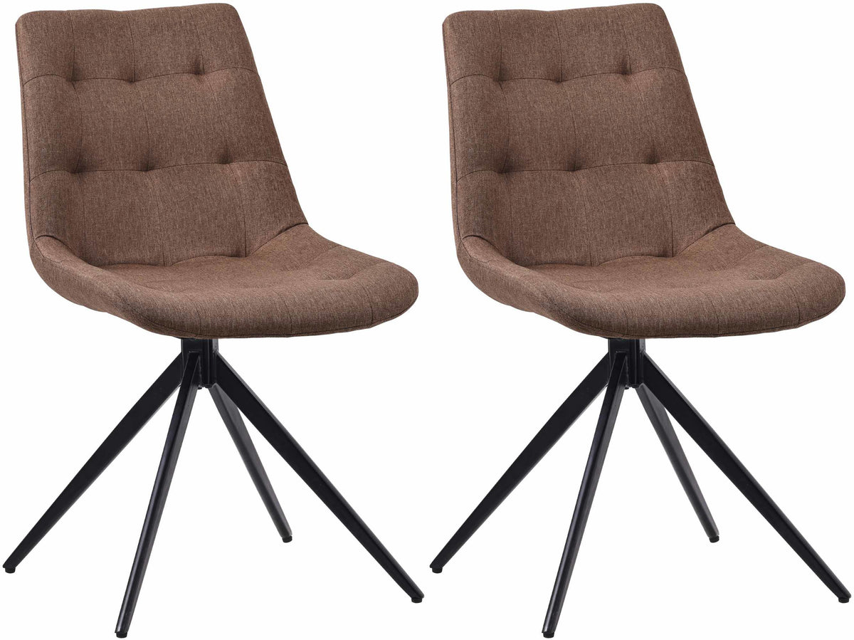 Set van 2 eetkamerstoelen Merna