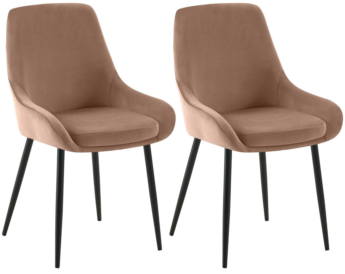Set van 2 eetkamerstoelen Elmira