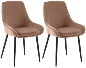 Set van 2 eetkamerstoelen Elmira