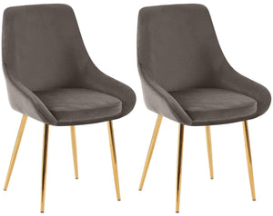 Set van 2 eetkamerstoelen Elmira