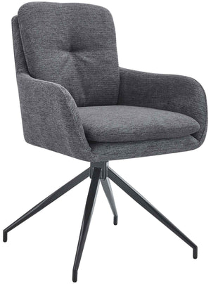 Eetkamerstoel Pickett met stoffen bekleding