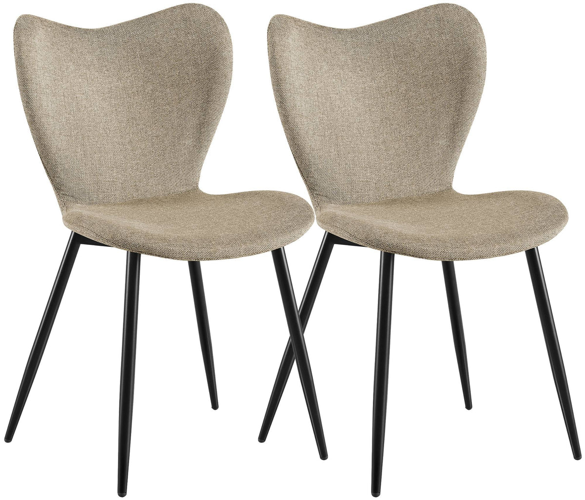 Set van 2 eetkamerstoelen Maika