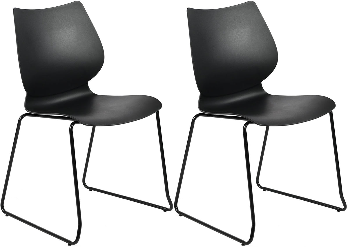 Set van 2 stapelstoelen Houma