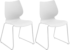 Set van 2 stapelstoelen Houma