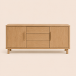 Aya Oak Console Cabinet