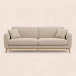 Nova 3-Zits Bank – Beige Bouclé