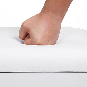 Schoenenbank met Opbergruimte 80 cm – Wit met Zitkussen – Halmeubel / Schoenenkast tot 150 kg