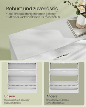 Schoenenkast – Ruimtebesparend Ontwerp – Voor 11–16 Paar Schoenen – Verstelbare Indeling – 80 cm Breed