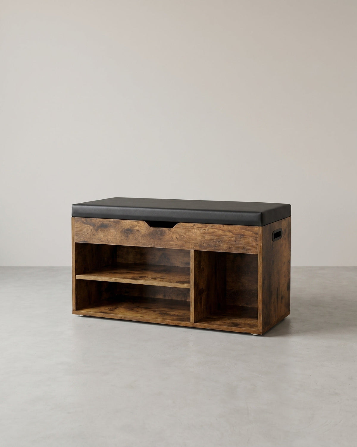 Schoenenbank met Opbergruimte – Schoenenrek met Kussen – Opbergbank voor Hal – 80 x 30 x 44 cm