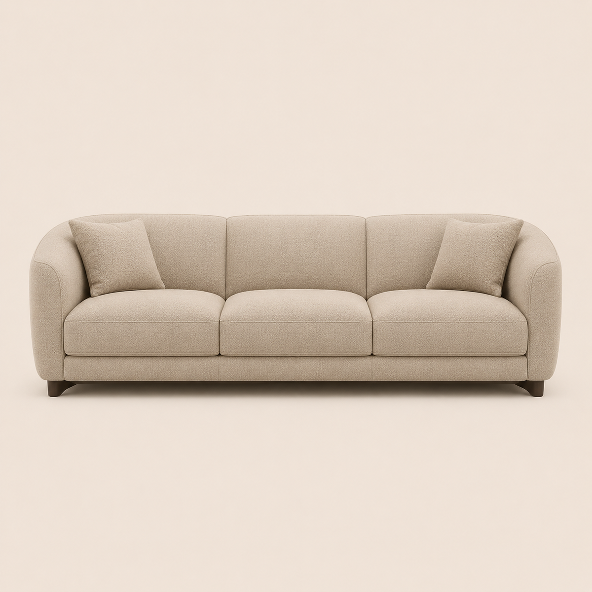 Luna 3-Zits Hoekbank – Organische Beige Look
