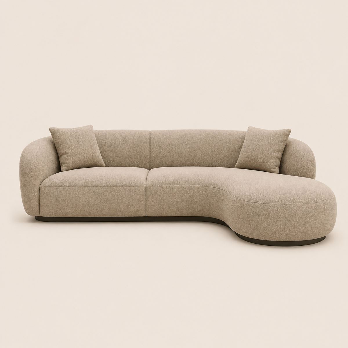 Milo 3-Zits Bank – Scandinavisch Beige