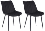 Set van 2 stoelen Rahden fluweel