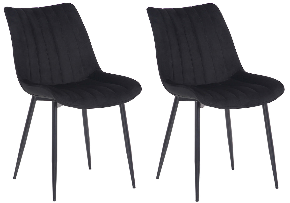 Set van 2 stoelen Rahden fluweel