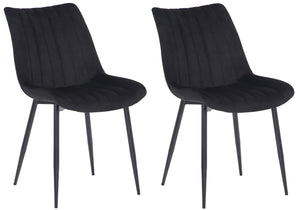 Set van 2 stoelen Rahden fluweel