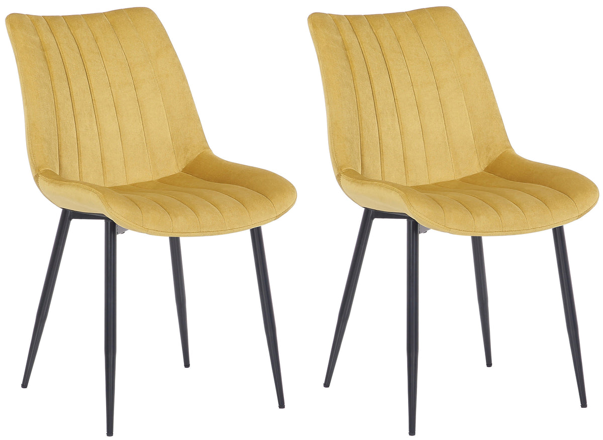Set van 2 stoelen Rahden fluweel