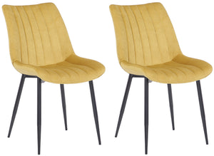 Set van 2 stoelen Rahden fluweel