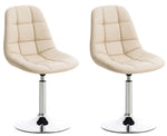 Set van 2 stoelen Emil kunstleer