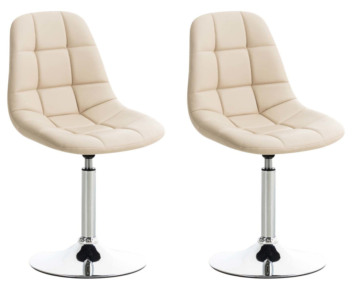 Set van 2 stoelen Emil kunstleer