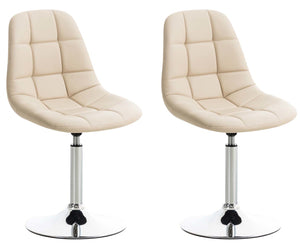 Set van 2 stoelen Emil kunstleer