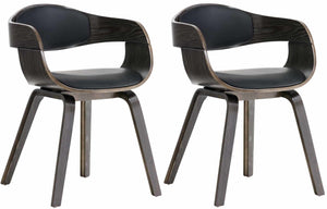 Set van 2 stoelen Kingston kunstleer