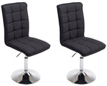 Set van 2 Design eetkamerstoelen Peking V2 stof