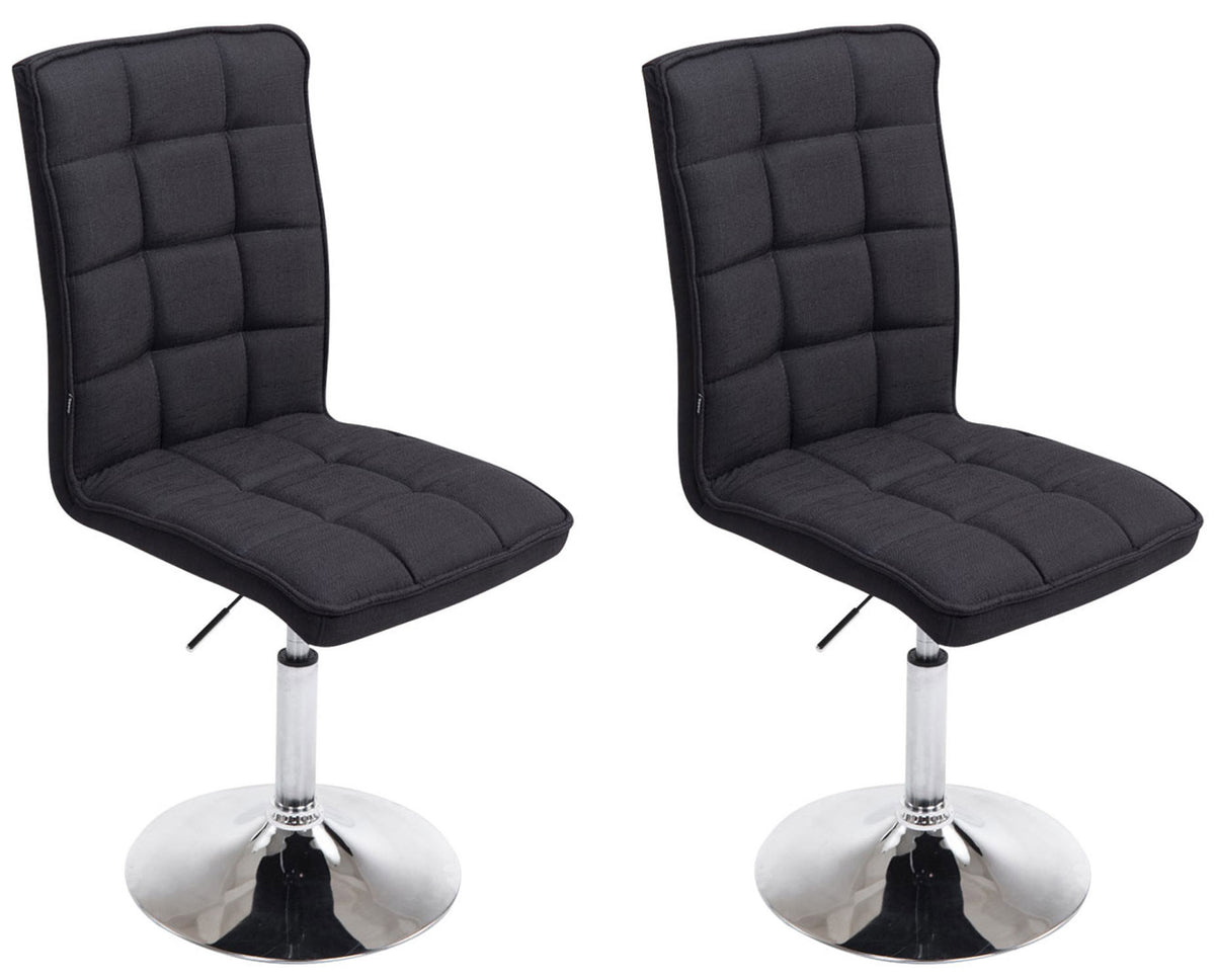 Set van 2 Design eetkamerstoelen Peking V2 stof