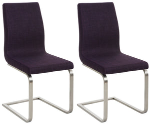 Set van 2 eetkamerstoelen Belfort stof