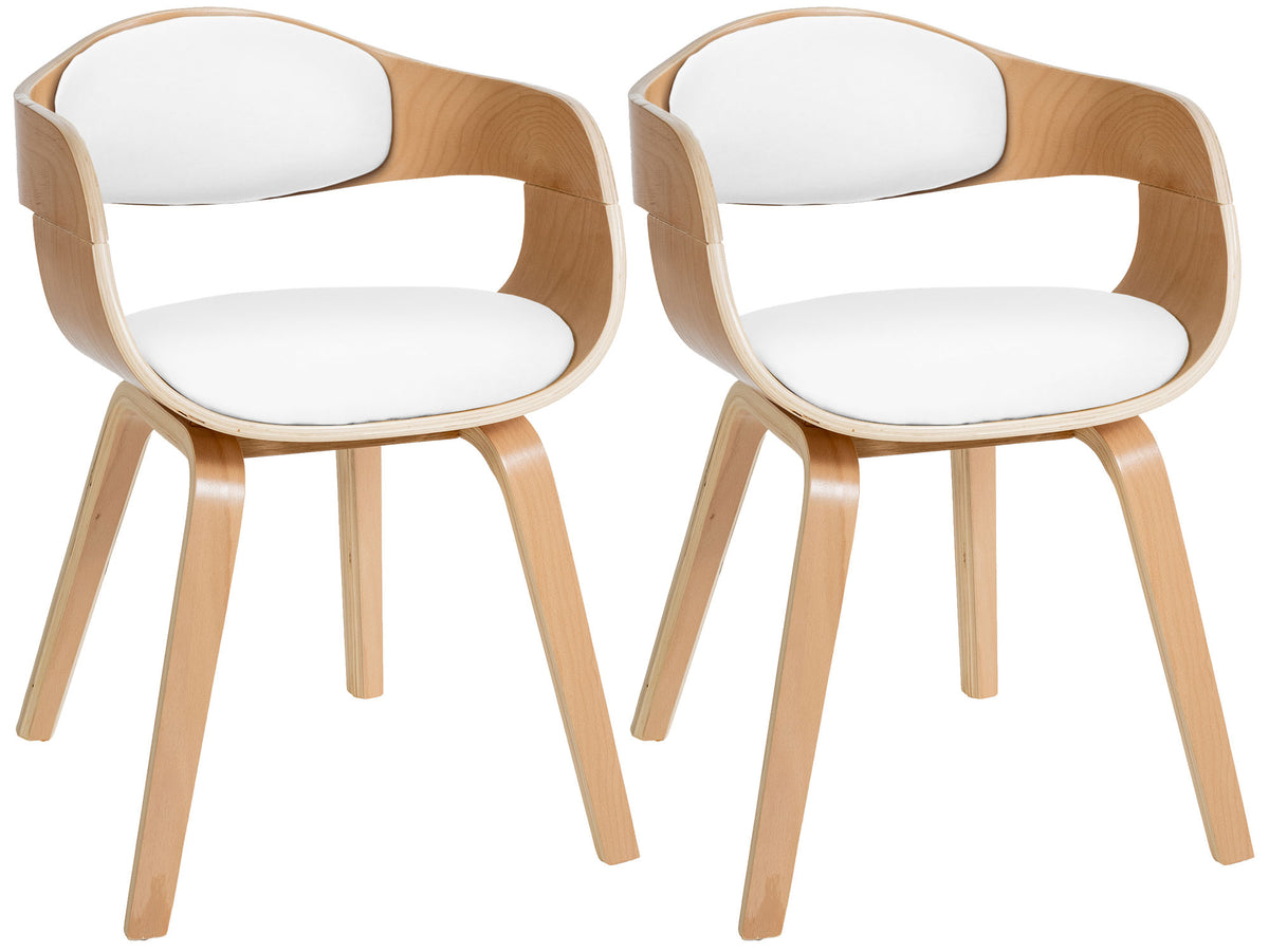 Set van 2 stoelen Kingston kunstleer