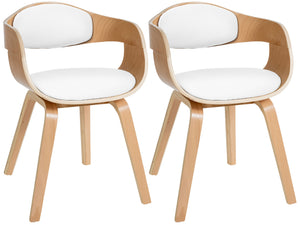 Set van 2 stoelen Kingston kunstleer