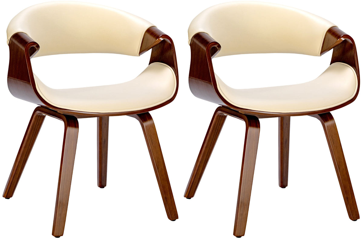 Set van 2 eetkamerstoelen Foley