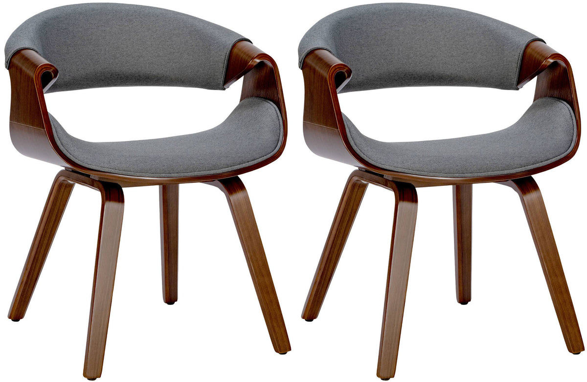 Set van 2 eetkamerstoelen Foley