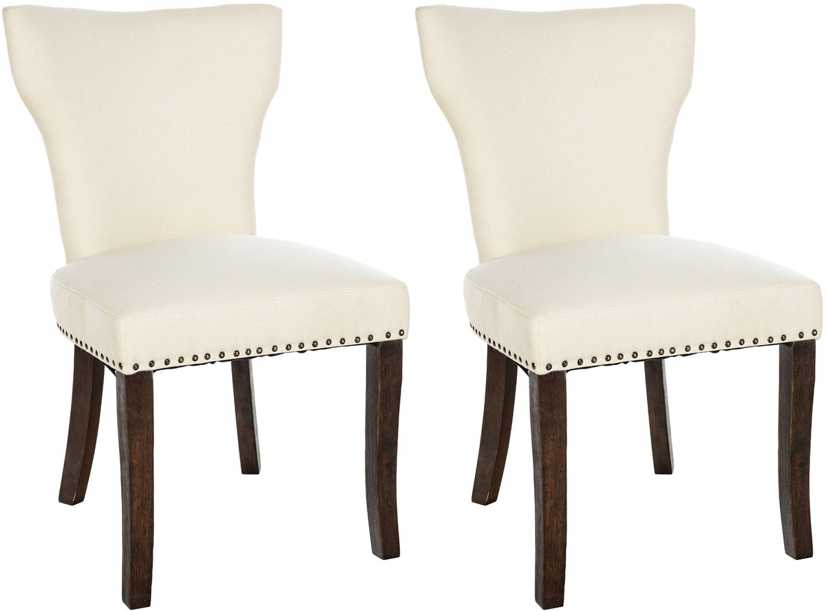 Set van 2 eetkamerstoelen Zadar met stoffen bekleding