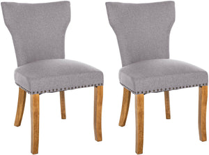 Set van 2 eetkamerstoelen Zadar met stoffen bekleding