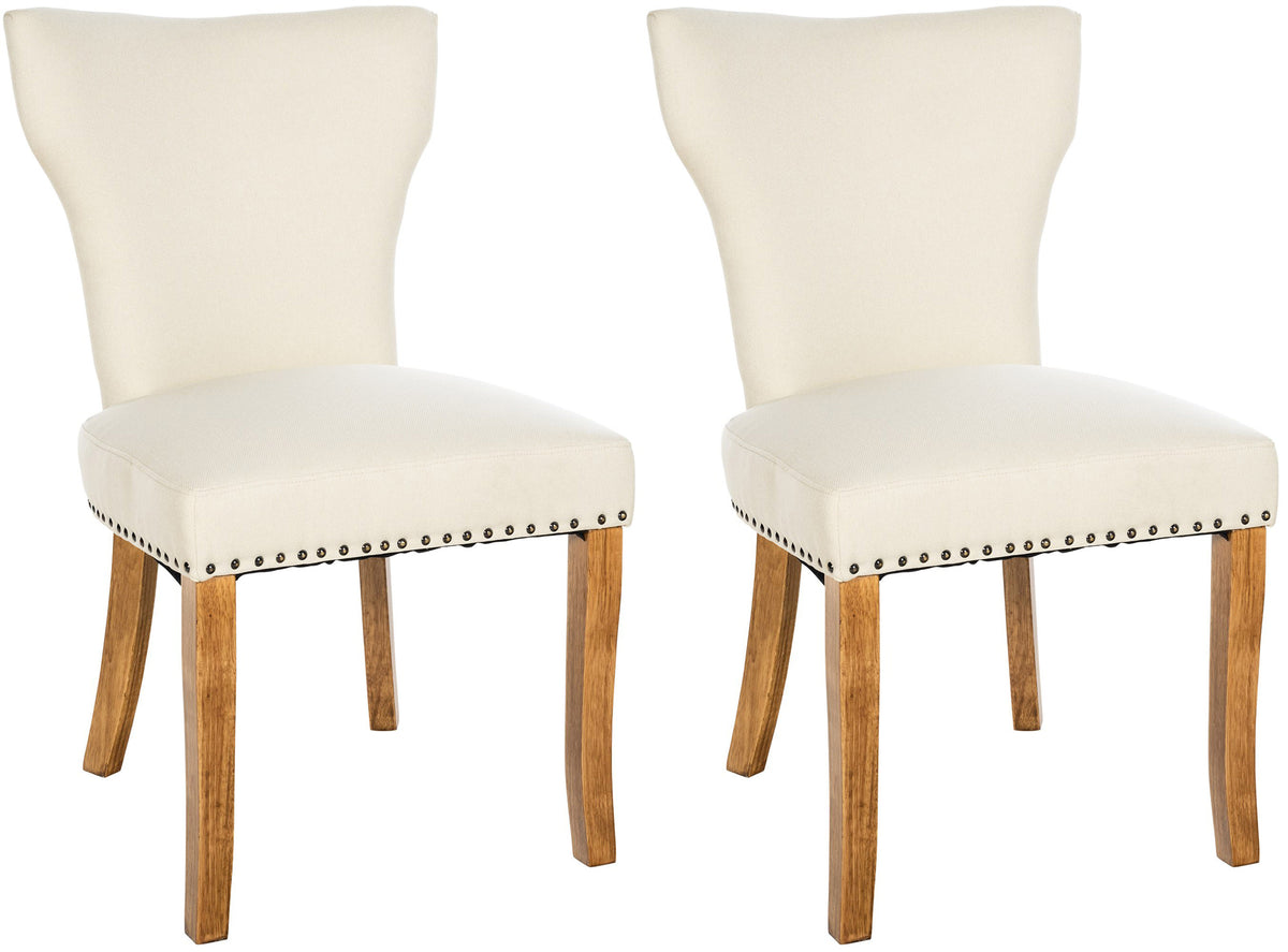 Set van 2 eetkamerstoelen Zadar met stoffen bekleding