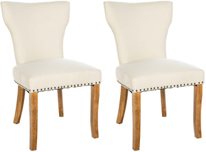 Set van 2 eetkamerstoelen Zadar met stoffen bekleding