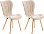 Set van 2 eetkamerstoelen Elda