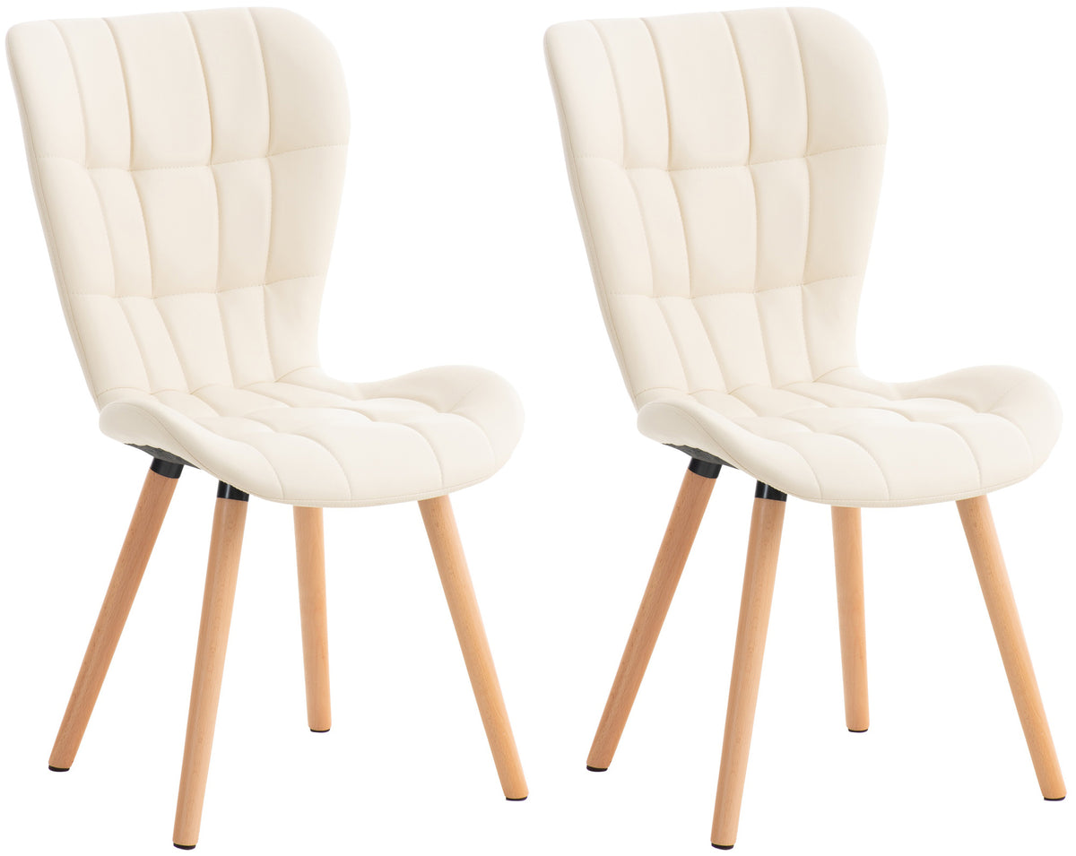 Set van 2 eetkamerstoelen Elda