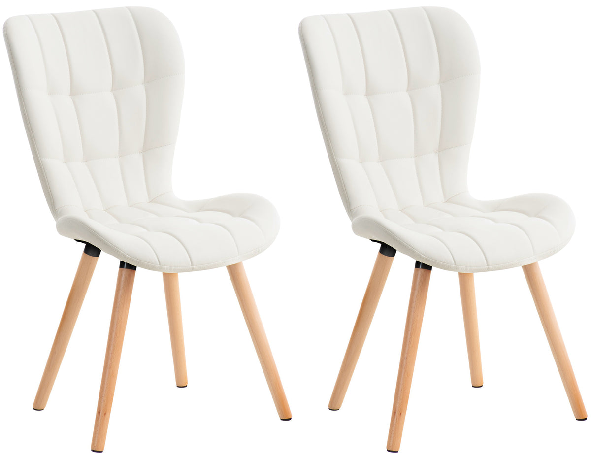 Set van 2 eetkamerstoelen Elda